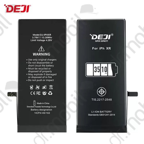 Akkumulátor DEJI, Apple iPhone XR 3510mAh Li-ion 